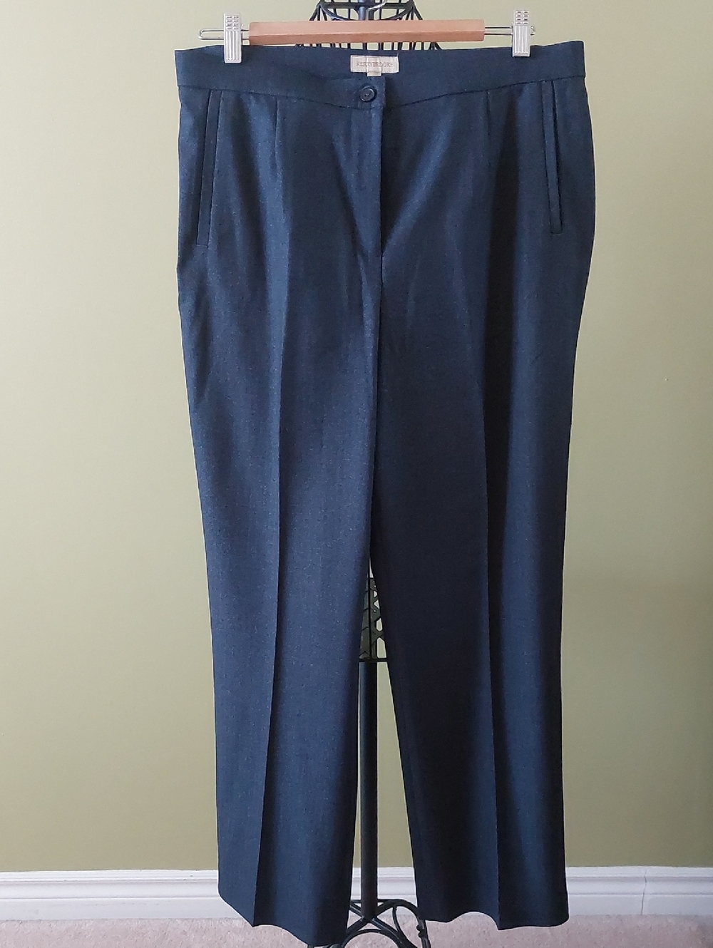NWOT, KERRY BROOKE, Classic Women's Navy Dress Pants